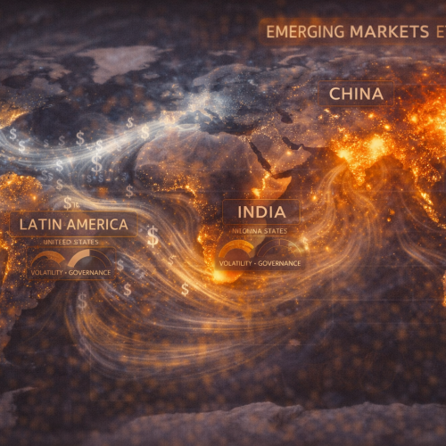 ETFs de mercados emergentes em 2026: por que o fluxo migrou para EM (e como investir sem comprar o risco errado)
