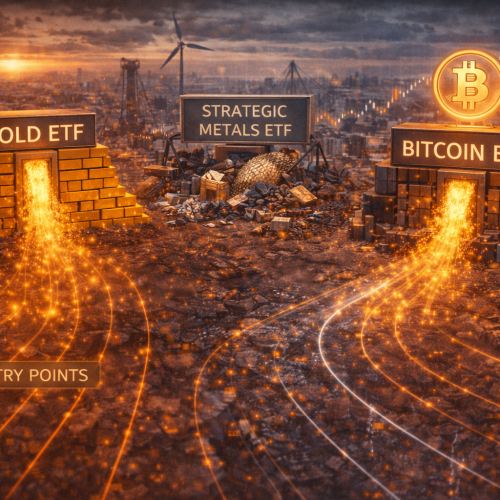 Hard assets em 2026: por que ouro/bitcoin/metais voltaram ao centro (e como montar exposição sem exagero: ouro físico vs miners vs bitcoin ETF)