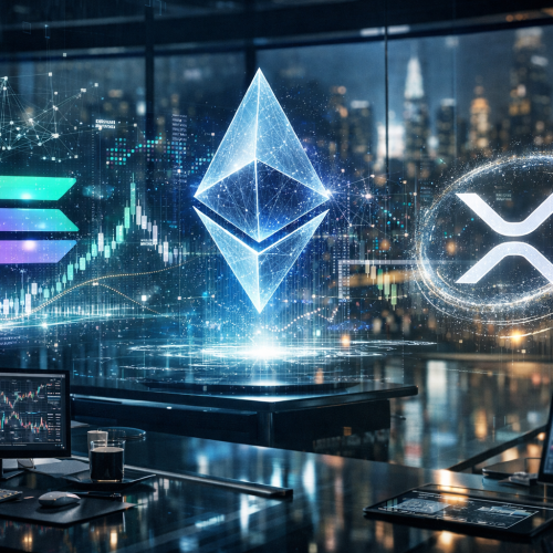 Modelos de IA projetam preços para Ethereum, Solana e XRP em 2026